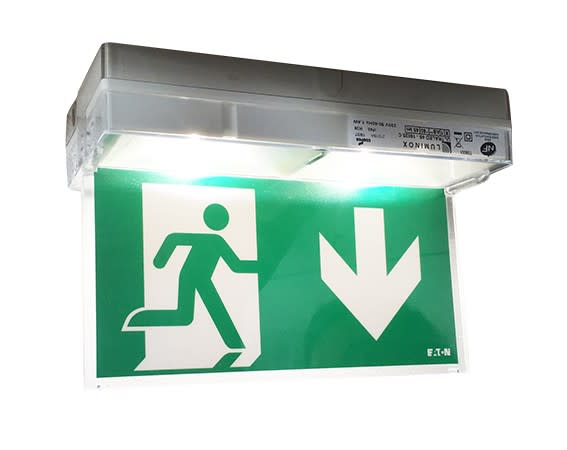 Cooper Securite - Kit Drapeau Plafond - Boîtier Epsilon - Avec étiquettes