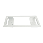 Cooper Securite - Cadre d'encastrement Boitier Zeta pour ULTRALED et PLANETE 400 étanche, Blanc