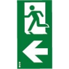 Cooper Securite - Pictogramme vertical flèche vers la gauche pour CrystalWay