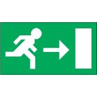 Cooper Securite - Pictogramme pour boitier E et F flèche vers la droite