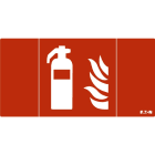 Cooper Securite - Pictogramme CrystalWay 20m Extincteur blanc sur fond rouge