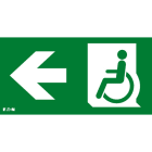 Cooper Securite - Pictogramme pour CrystalWay 30m PMR flèche vers la Gauche
