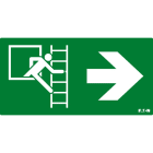 Cooper Securite - Pictogramme CrystalWay 30m Echelle Evacuation Droite