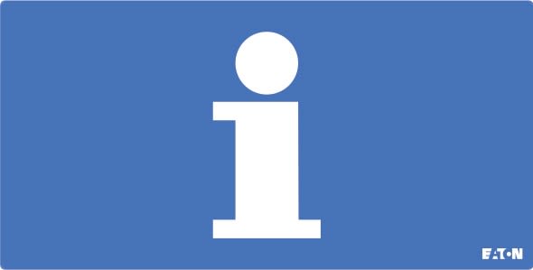 Cooper Securite - Pictogramme CrystalWay 30m I Information blanc sur fond bleu