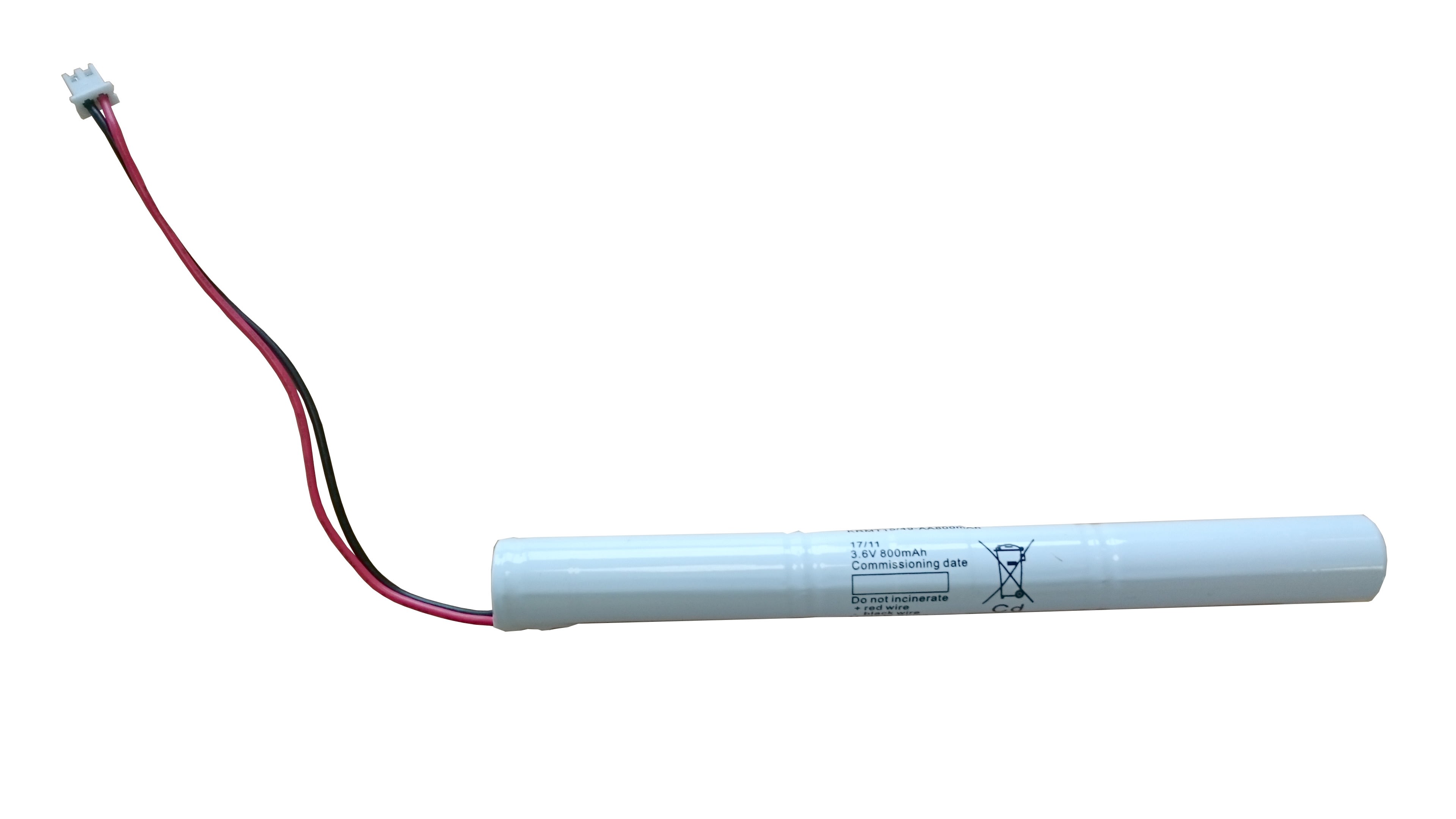 Cooper Securite - Pack accus Ni-Cd 3 x 1,2V / 0,8Ah - maintenance UNILED 2-45 & UNILED 2-45 ES