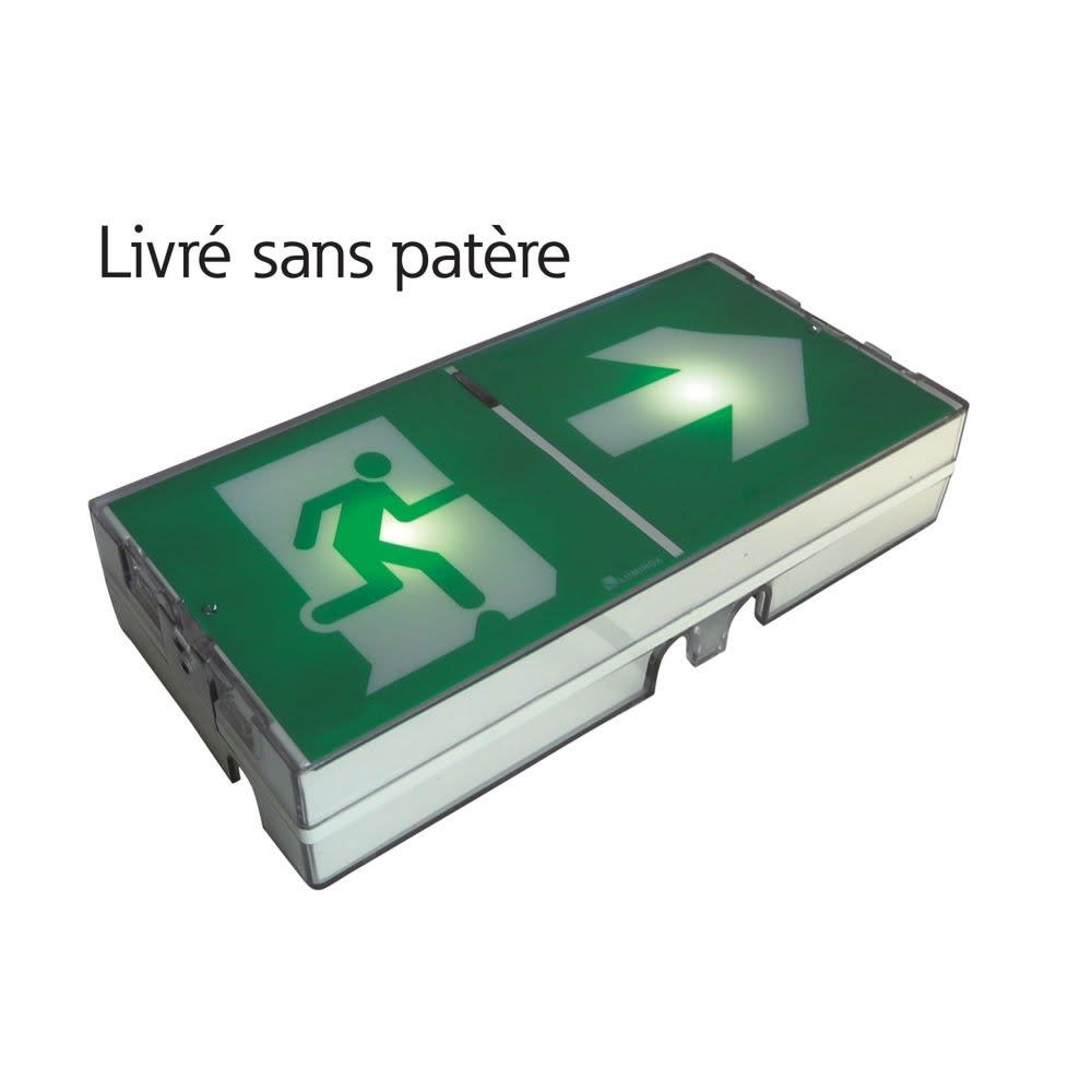Cooper Securite - BAES évacuation - Reconditionné - Livré sans patère - 45lm/1h - IP43 IK08