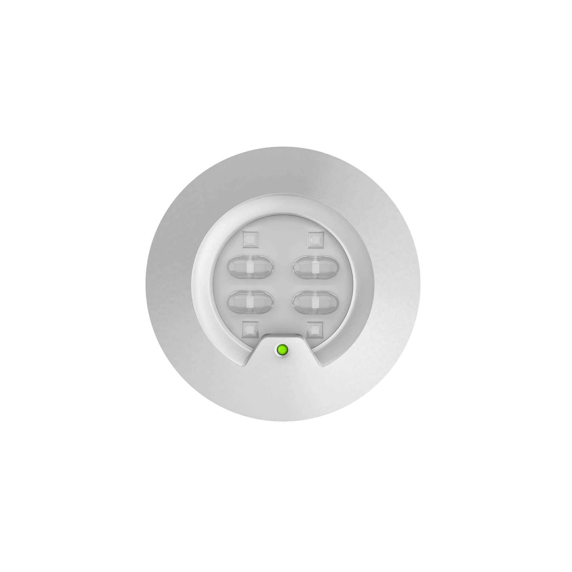 Cooper Securite - BAES ambiance SATI - 200lm/1h - encastré plafond - Diamètre 67mm - IP65 IK05