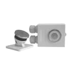 Cooper Securite - Ventouse Metal 24 V - 200 N + Inter avec Contre Plaque articulée