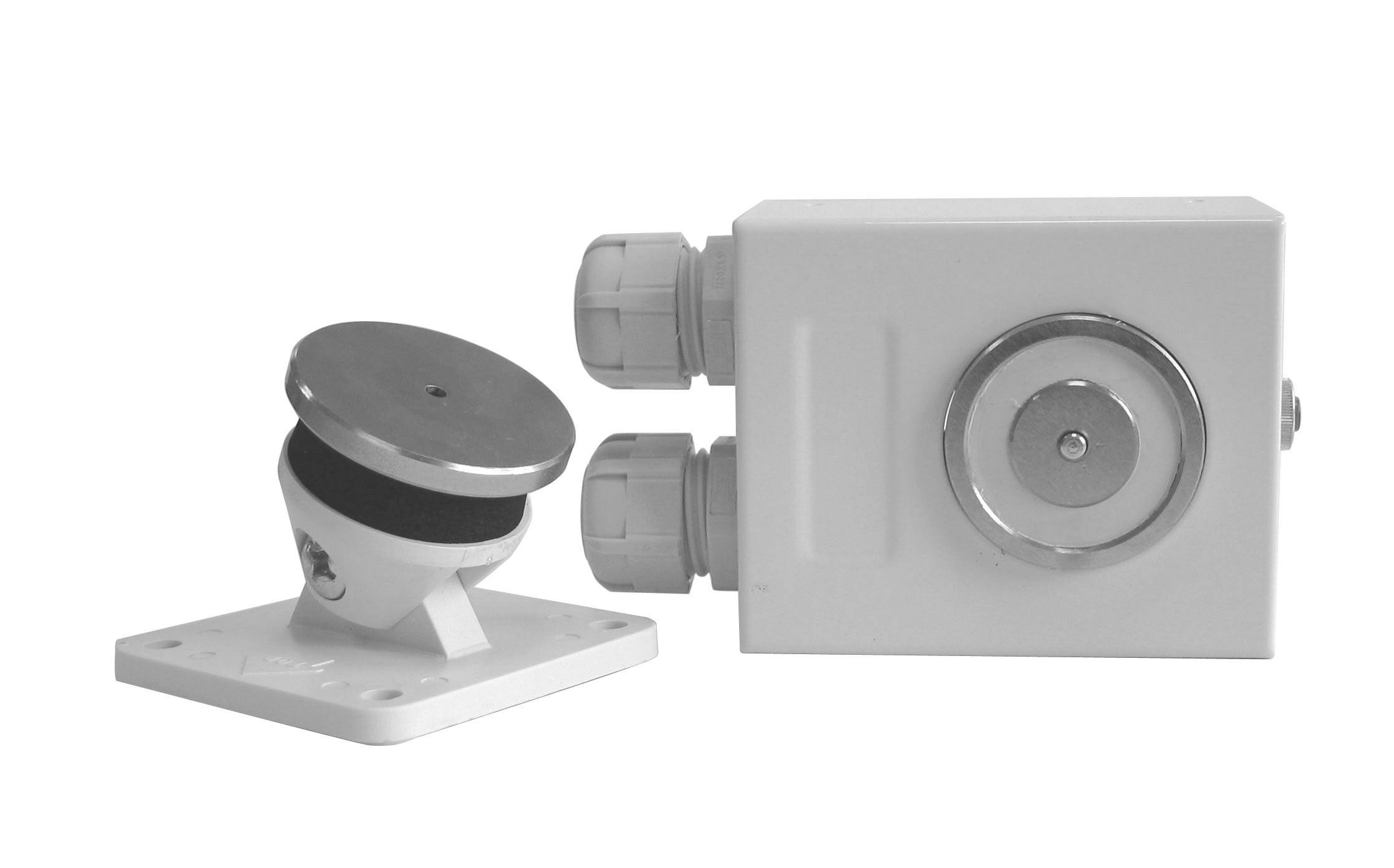 Cooper Securite - Ventouse Metal 48 V - 200 N + Inter avec Contre Plaque articulee