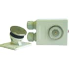 Cooper Securite - Ventouse Metal 48 V -200 N +Inter +Contact positionnement NF avec CP articulee