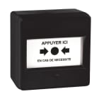 Cooper Securite - Coffret membrane simple action noir pour système d'alarme menace (PPMS)