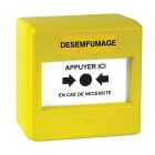 Cooper Securite - Coffret Membrane simple action - couleur jaune - DESENFUMAGE