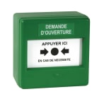 Cooper Securite - Coffret Membrane simple action - couleur verte - DEMANDE OUVERTURE