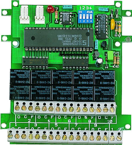 Cooper Securite - Carte de maintenance - Carte 4 Relais OF - 1 A / 30 Vcc