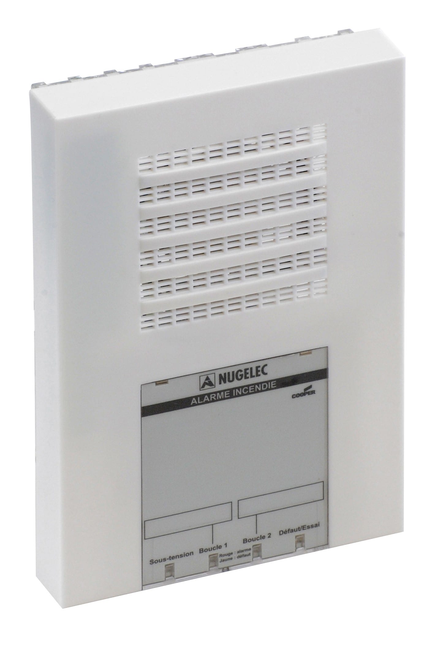 Cooper Securite - Alarme incendie - Type 4 Planète - 2 boucles de DM - IP20 / IK07