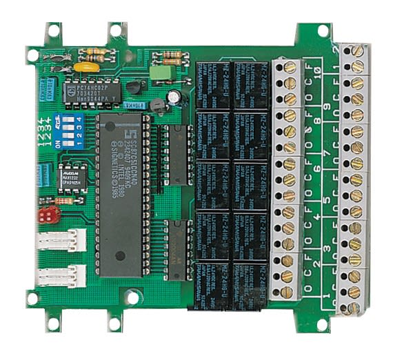 Cooper Securite - Carte 10 Relais Asservissement OF - 1 A / 30 Vcc - piloter des équipements