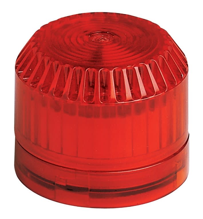 Cooper Securite - Flash Xenon Rouge non certifié NF - 20/30 Vcc - Etanche IP60
