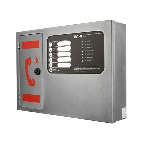 Cooper Securite - Vocall 5 - Centrale interphonie de sécurité conventionnelle -inter. NUG36100/101