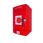 Cooper Securite - Coffrets de de sécurité - Coffret coup de poing 1/4 tour voyants vert rouge IP55