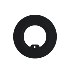 Cooper Securite - Collerette ronde de finition pour ULTRALED 2-200/400 SPOT. Coloris noir