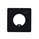 Cooper Securite - Collerette carrée de finition pour ULTRALED 2-200/400 SPOT. Coloris noir