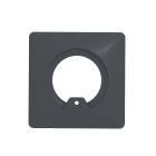 Cooper Securite - Collerette carrée de finition pour ULTRALED 2-200/400 SPOT. Coloris gris