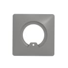 Cooper Securite - Collerette carrée de finition pour ULTRALED 2-200/400 SPOT. Coloris argent