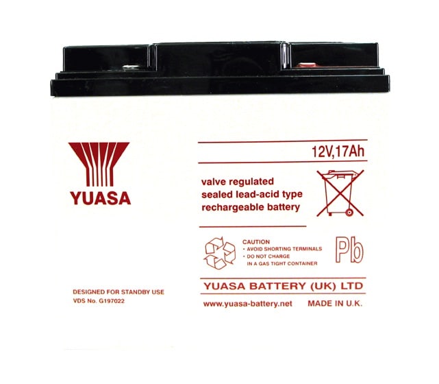 Cooper Securite - Batterie rechargeable 12 Volts 17 Ah pour centrale intrusion