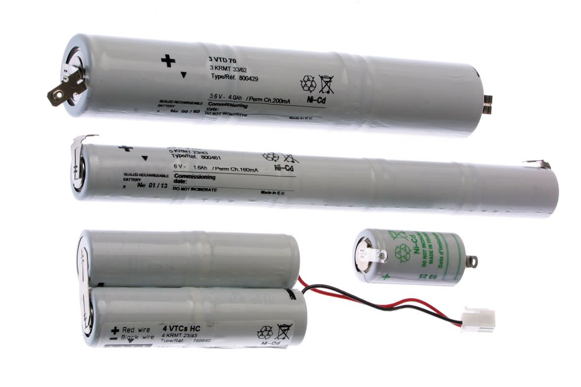 Cooper Securite - Pack accus 3x1,2V/1,2AH - boitier AA