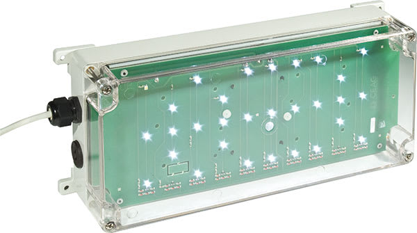 Cooper Capri - EXIT N - B.A.E.S d'évacuation à leds - 25m/3h - 1xM20 plast. + 1 bouchon M20