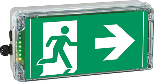 Cooper Capri - EXIT 2 N 3h - B.A.E.S d'évacuation à leds - 25m/3h