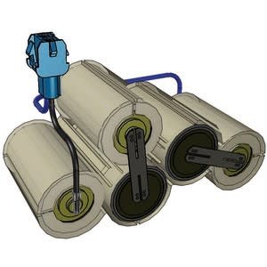 Cooper Capri - Batterie de rechange NC 6V 4Ah (interne) pour luminaires nLLK08 N 1/6