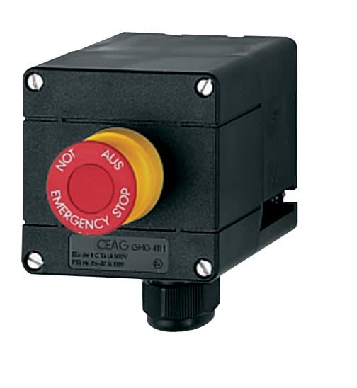 Cooper Capri - GHG411.81 - 1 coup de poing pousser-tirer "ARRET D'URGENCE" 2NF