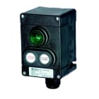 Cooper Capri - GHG411.82 - 1 double BP à impulsion 1NO+1NF + 1 voyant à led 20-250VAC/DC