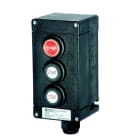 Cooper Capri - GHG411.83 - 2 BP à impulsion 1NO+1NF + 1 voyant à led 20-250VAC/DC