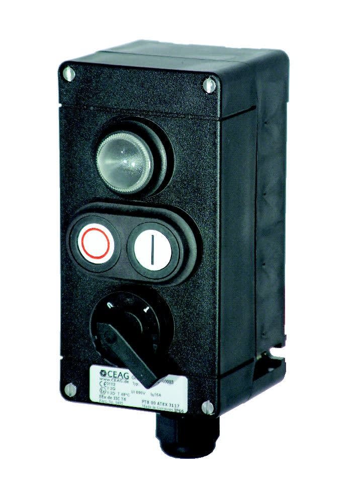 Cooper Capri - GHG411.83 - 1 commut "MANU-AUTO" 1NO/NF + 1 dble BP 1NO+1NF + 1 voy 20-250VAC/DC