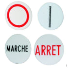 Cooper Capri - Lot de pastilles de repérage pour BP (0/I/MARCHE/ARRET)