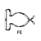 Cooper Capri - Clip de maintien FE4 diam. 50mm pour baladeuses HL43