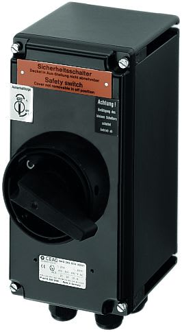 Cooper Capri - Interrupteur de sécurité 3x25A pour zone 22, avec PE polyamide 2M32+1M25