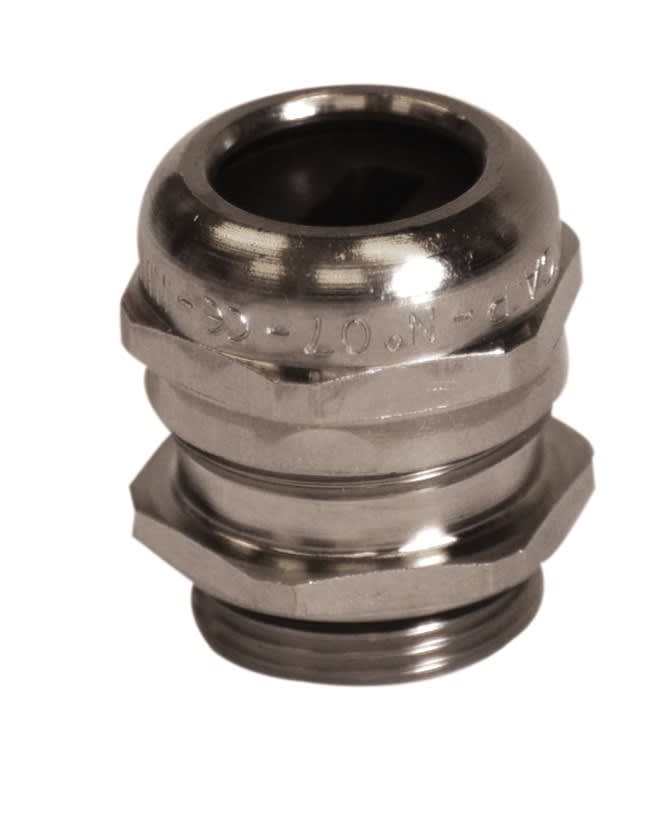 Cooper Capri - Presse-étoupe NEWCAP-MS - ISO 40 - Câble plat 24x8,5 - laiton nickelé - IP66/68