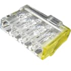 Cooper Capri - 100 Bornes de connexion SLIM 4 entrées pour fils rigides 0,5 à 2,5mm2 24A-450V