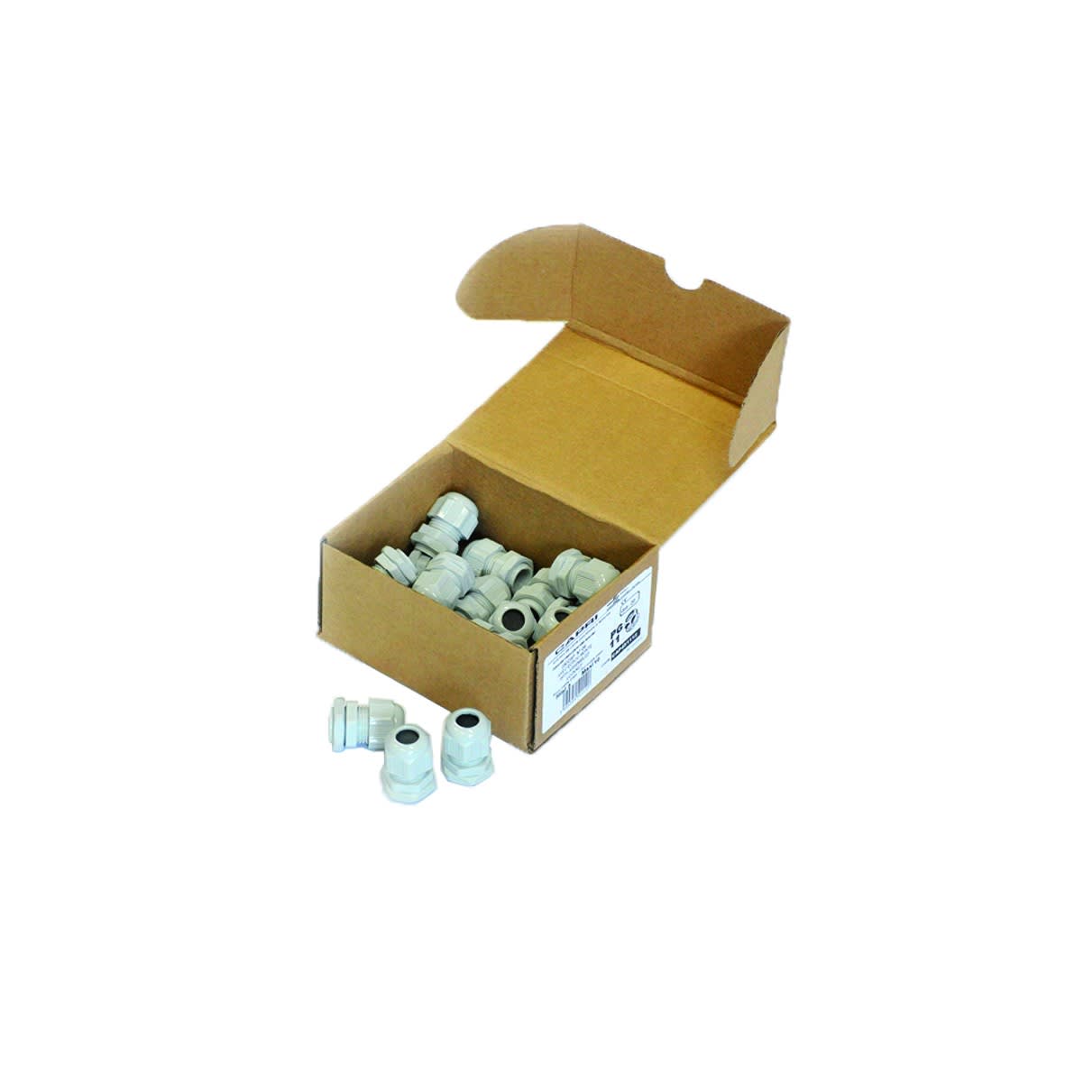 Cooper Capri - Presse-étoupe UNICAP + Écrou monté - Pg29 - polyamide gris - IP680