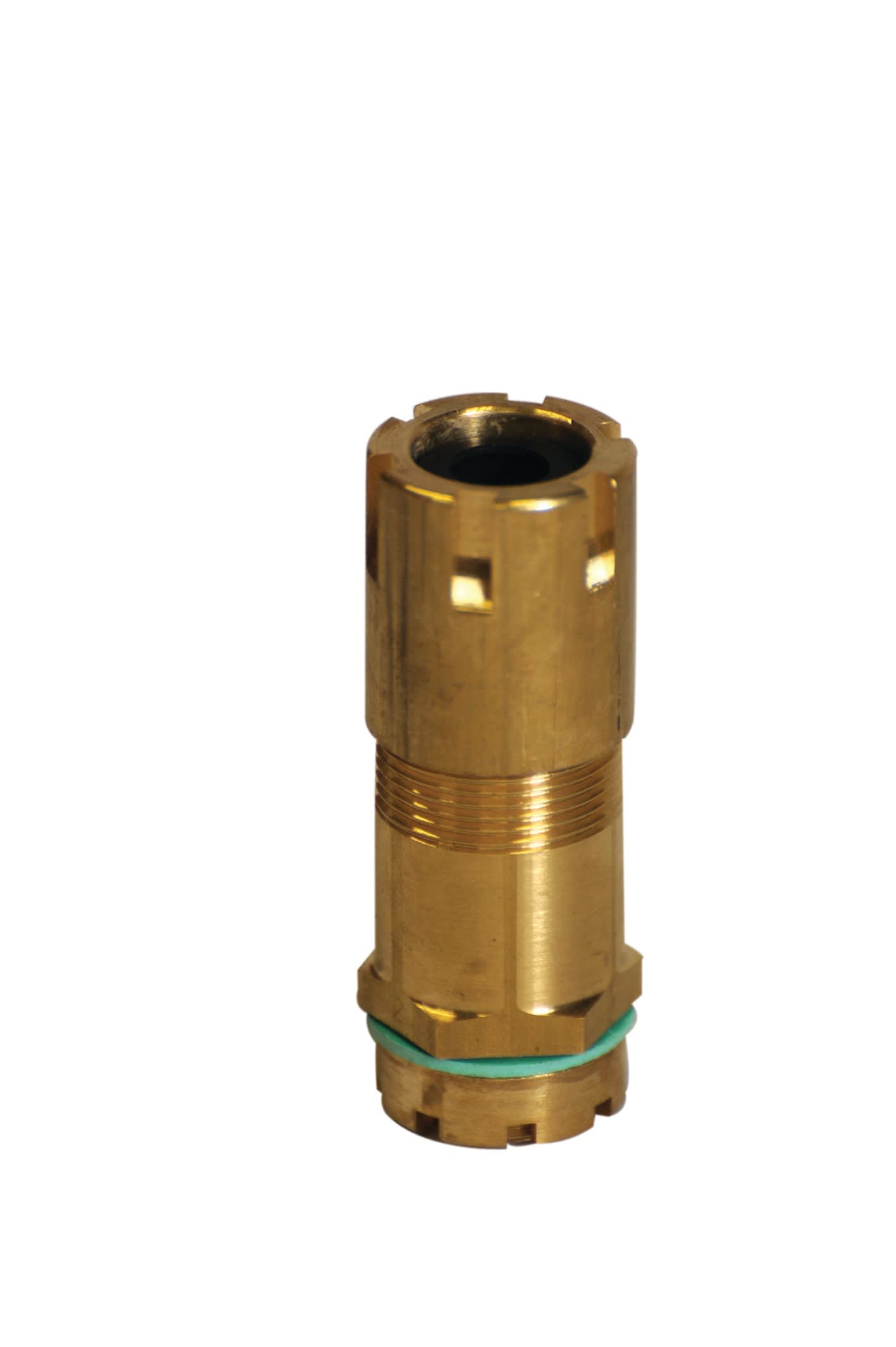 Cooper Capri - Presse-étoupe BVLE 9 bis + Ecrou + Joint fibre - laiton naturel - IP66
