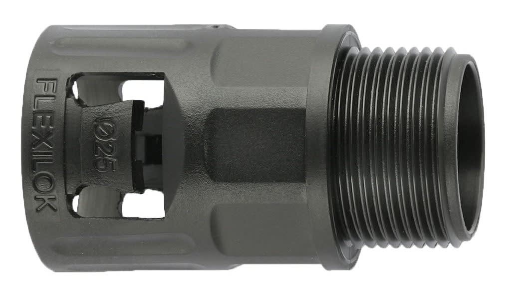 Cooper Capri - Raccord Droit CAPRILOK Standard - taille 36 - ISO 40 - polyamide 6.6 noir - IP66