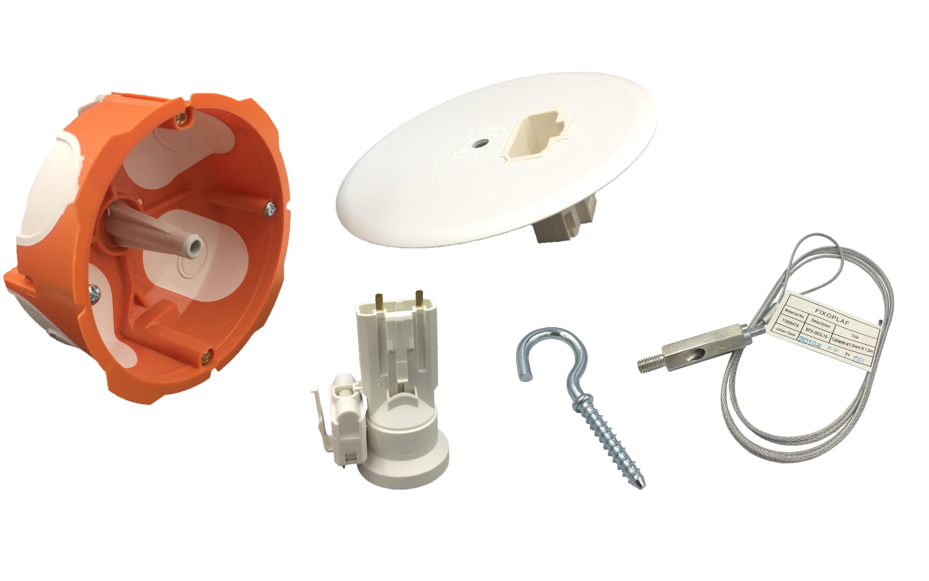 Cooper Capri - Boite BBC CAPRITHERM+ DCL 32A douille fiche fixoplaf pattes multimatériaux