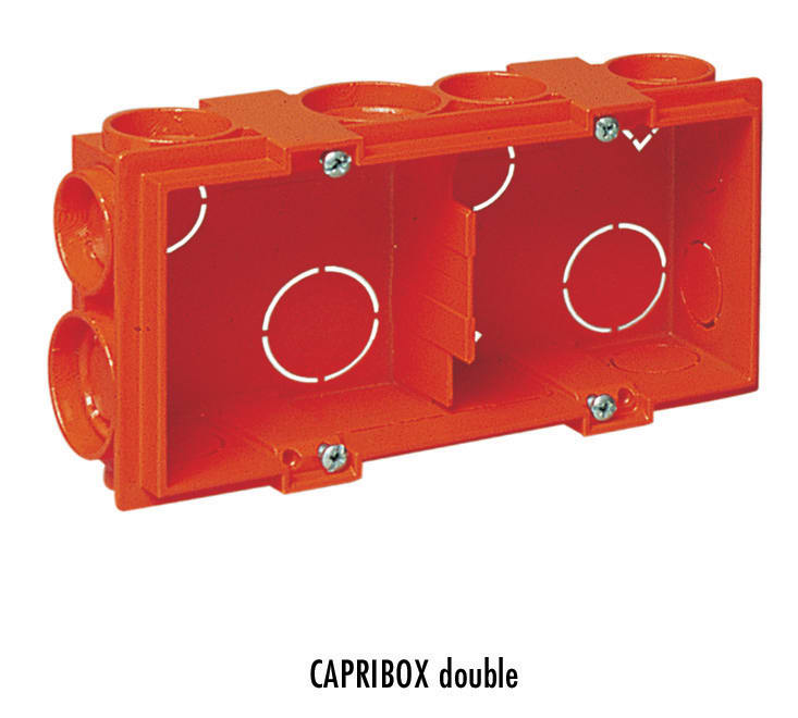 Cooper Capri - Boite D'Appareillage A Sceller Capribox Ii Double Ht40 + Couvercle