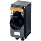 Cooper Capri - Interrupteur de sécurité 3x20A double poignée, avec PE polyamide 2M32+2M25