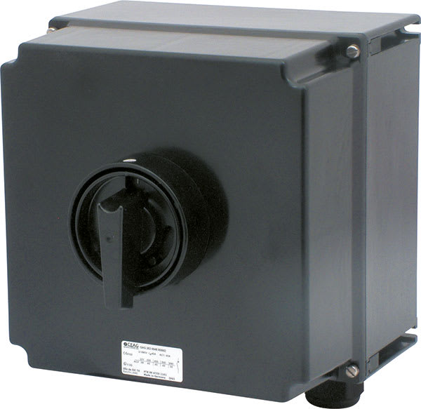 Cooper Capri - Interrupteur de puissance 3x40A pour démarrage Dahlander, avec PE polyamide 3M40