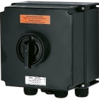 Cooper Capri - Interrupteur de sécurité 6x40A poignée noire, avec PE polyamide 4M40+1M25