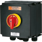 Cooper Capri - Interrupteur de sécurité 6x40A poignée rouge/jaune, avec PE polyamide 4M40+1M25